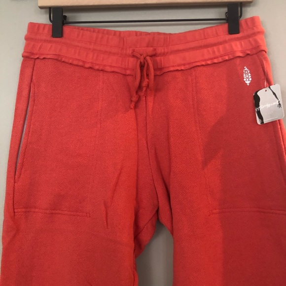 Free People Movement Red Reyes Crop Sweatpants - Picture 3 of 10